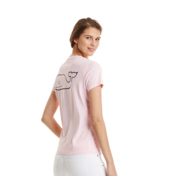 Vineyard Vines - Whale Pocket Tee NWT - Flamingo - Picture 3 of 4